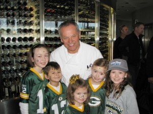 2011 Super Bowl - Wolfgang Puck with VIP Guests 